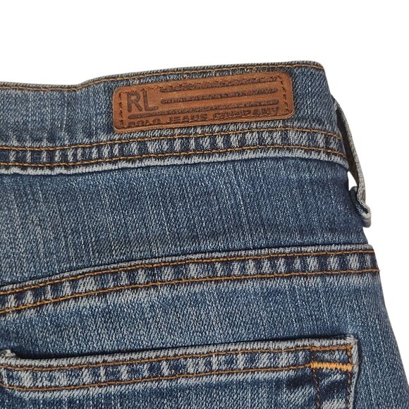 Polo Jeans Co Stretch Kelly Jeans Women's 6 Short 32x30 Denim Relaxed Bootcut - Picture 8 of 14